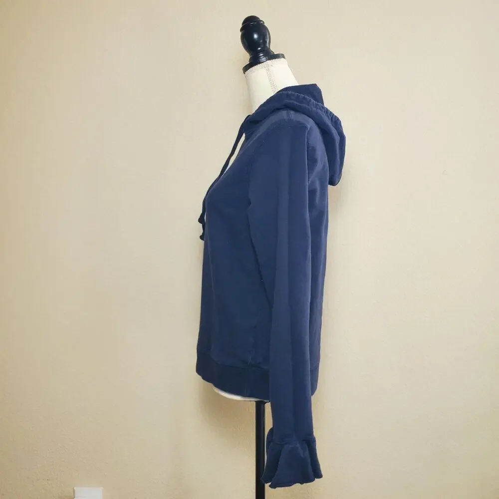 J. Crew Flare Sleeve Hoodie Large
